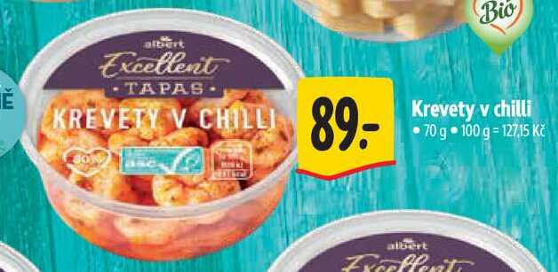 Krevety v chilli, 70 g