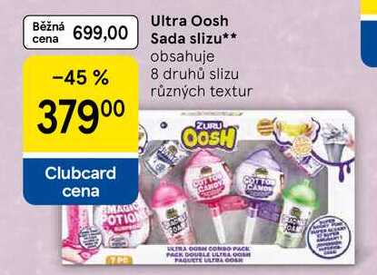 Ultra Oosh Sada slizu, obsahuje 8 druhů slizu různých textur  