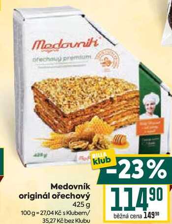 Medovník originál ořechový 425 g