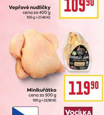 Minikuřátko cena za 500g