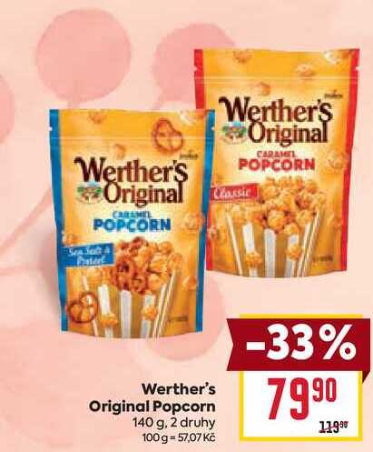 Werther's Original Popcorn 140 g