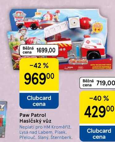 Paw Patrol Hasičský vůz  