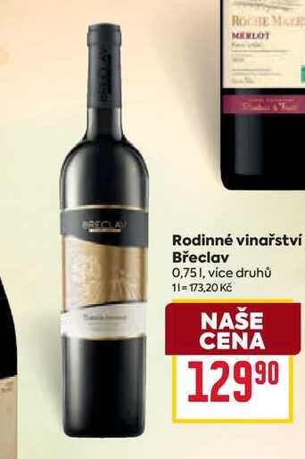 Rodinné vinařství Břeclav 0,75l