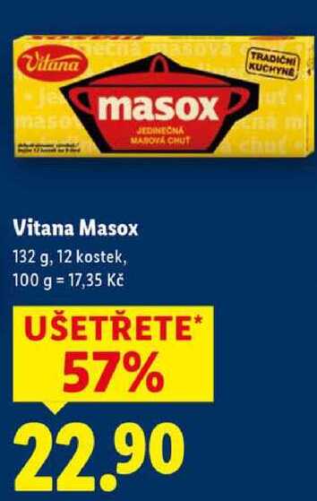 Vitana Masox, 132 g