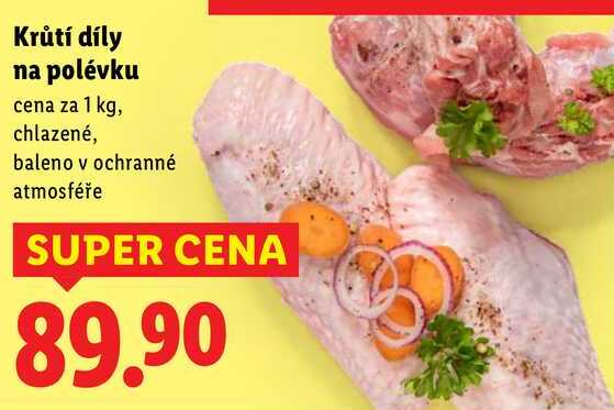 Krůtí díly na polévku, cena za 1 kg