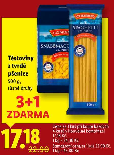 Těstoviny z tvrdé pšenice, 500 g