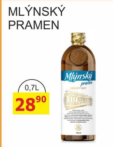 MLÝNSKÝ PRAMEN 0,7L 