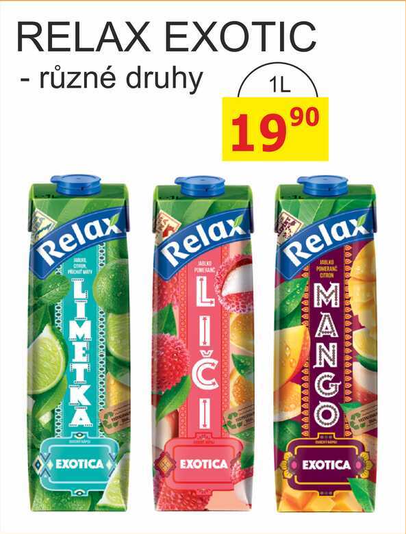 Relax Exotica Ovocný nápoj 1l