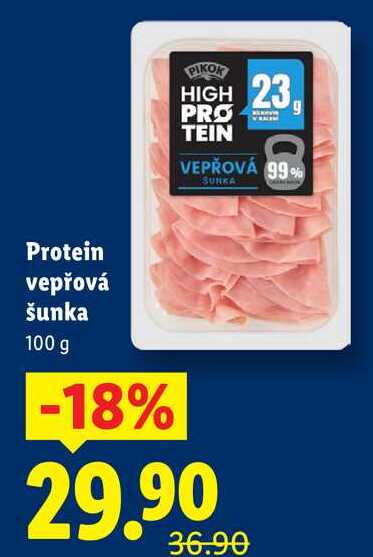 Protein vepřová šunka, 100 g