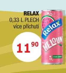 RELAX 0,33 L PLECH 
