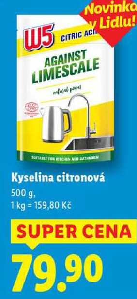 Kyselina citronová, 500 g