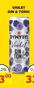DYNYBYL Violet GIN & TONIC 0,25l míchaný drink, plech