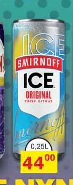 SMIRNOFF ICE ORIGINAL 0,25l míchaný drink, plech