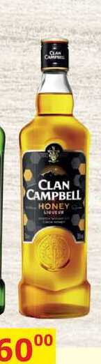 CLAN CAMPBELL HONEY 0,7l