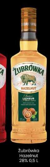 Żubrówka Hazelnut 28% 0,5 L 