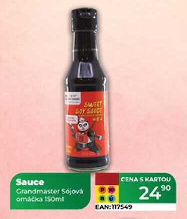 Sauce Grandmaster Sójová omáčka 150ml 