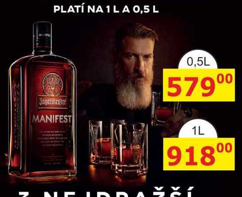 Jagermeister MANIFEST 0,5L 