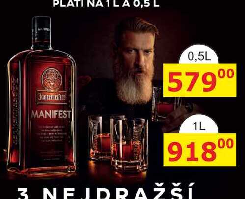 Jagermeister MANIFEST 1L