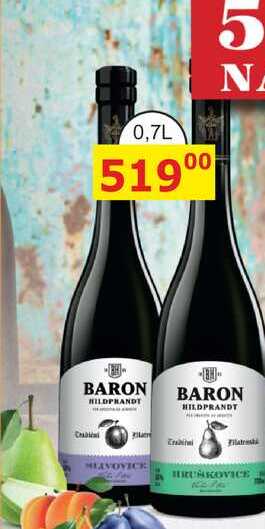 BARON HILDPRANDT Hruškovice 0,7l