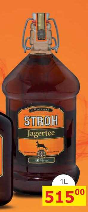 ORIGINAL STROH Jagertee 40% 1L 