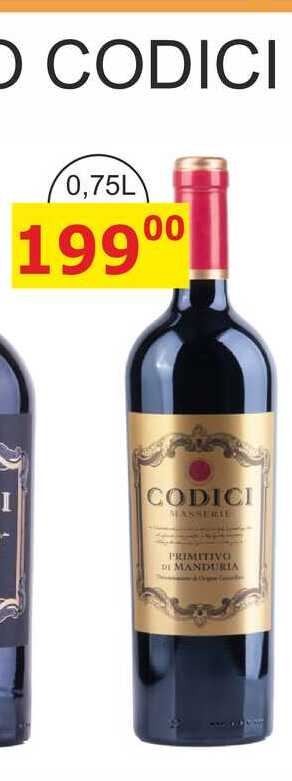 CODICI 0,75L 