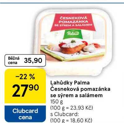 Lahůdky Palma se sýrem a salámem, 150 g