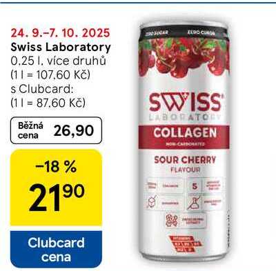 Swiss Laboratory, 0.25 l, více druhů  