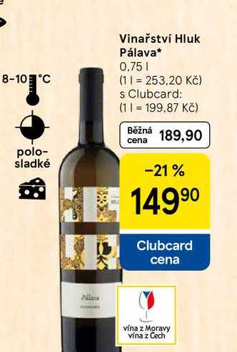 Vinařství Hluk Pálava, 0.75 l