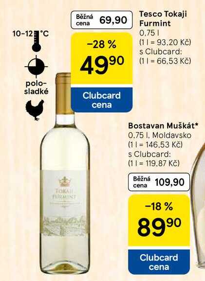 Tesco Tokaji Furmint, 0.75 l