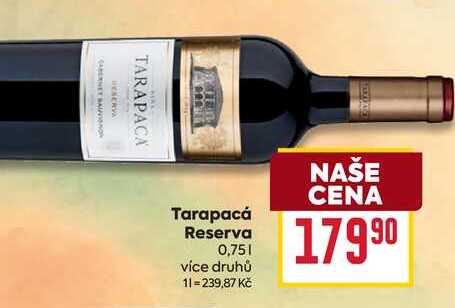 Tarapacá Reserva 0,75l