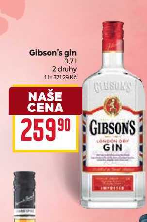 Gibson's gin 0,7l