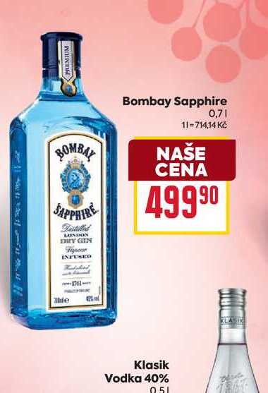 Bombay Sapphire 0,7l