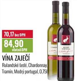 VÍNA ZAJEČÍ 0,75l