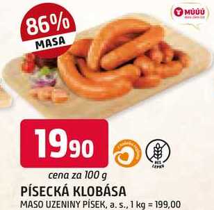 PÍSECKÁ KLOBÁSA 100g