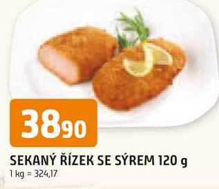 SEKANÝ ŘÍZEK SE SÝREM 120 g 