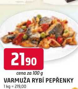 VARMUŽA RYBÍ PEPŘENKY 100g