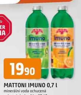MATTONI IMUNO 0,7 L