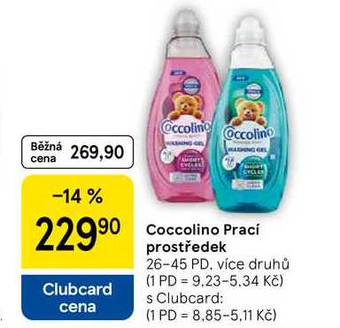 Coccolino Prací prostředek, 26-45 PD, více druhů