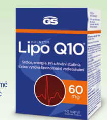 GS Koenzym Lipo Q10 60 mg 60 kapslí