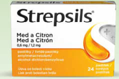 STREPSILS Med a Citron 24 pastilek