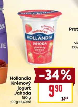 Hollandia Krémový jogurt Jahoda 150 g