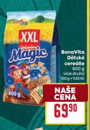 Bona Vita Dětské cereálie 600 g 