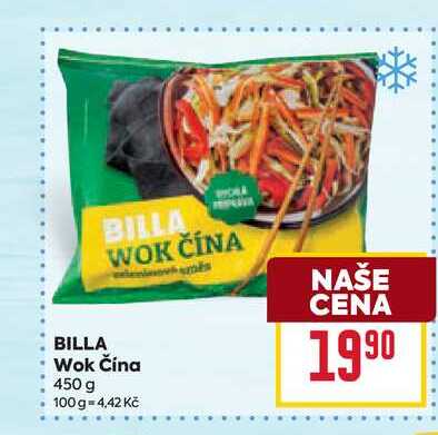 BILLA Wok Čína 450 g  