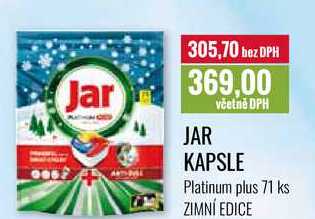 JAR KAPSLE Platinum plus 71 ks 