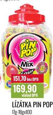 LÍZÁTKA PIN POP 17g-18gx100 