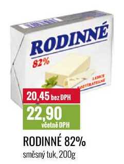 RODINNÉ 82% 200g