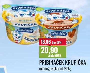 PRIBINÁČEK KRUPIČKA 140g 