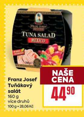 Franz Josef Tuňákový salát 160 g 