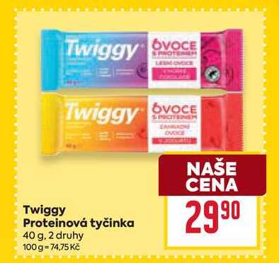 Twiggy Proteinová tyčinka 40 g