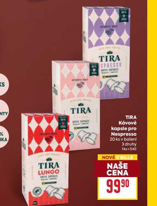 TIRA Kávové kapsle pro Nespresso 20 ks v balení 